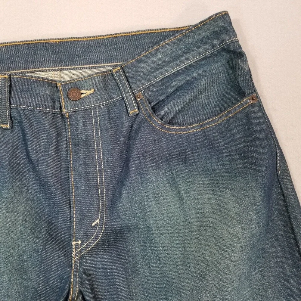 Levi's 511 jeans men's 36x32 slim straight blue denim pants